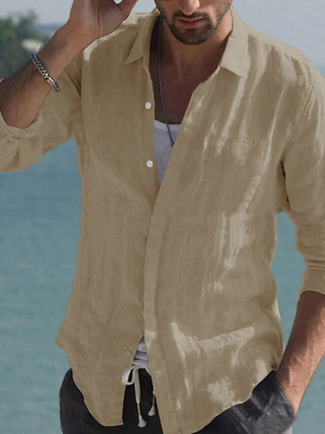 Men's casual linen shirt Mune Fashion