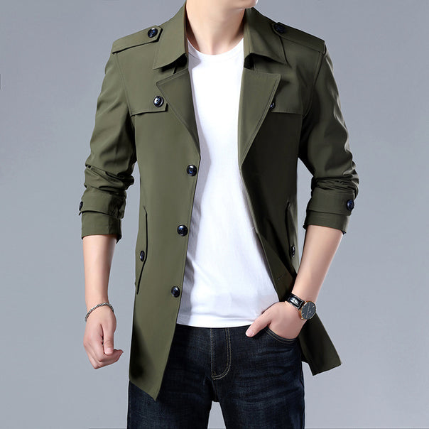 Men's fashionable and elegant trench coat jacket Mune Fashion