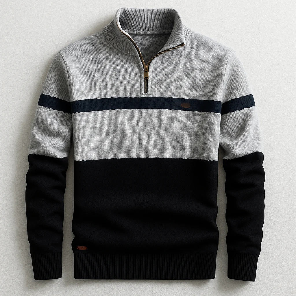 Men's Stylish Half-Zip Sweater