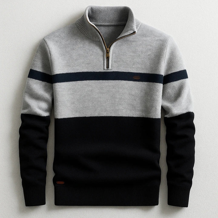 Men's Stylish Half-Zip Sweater