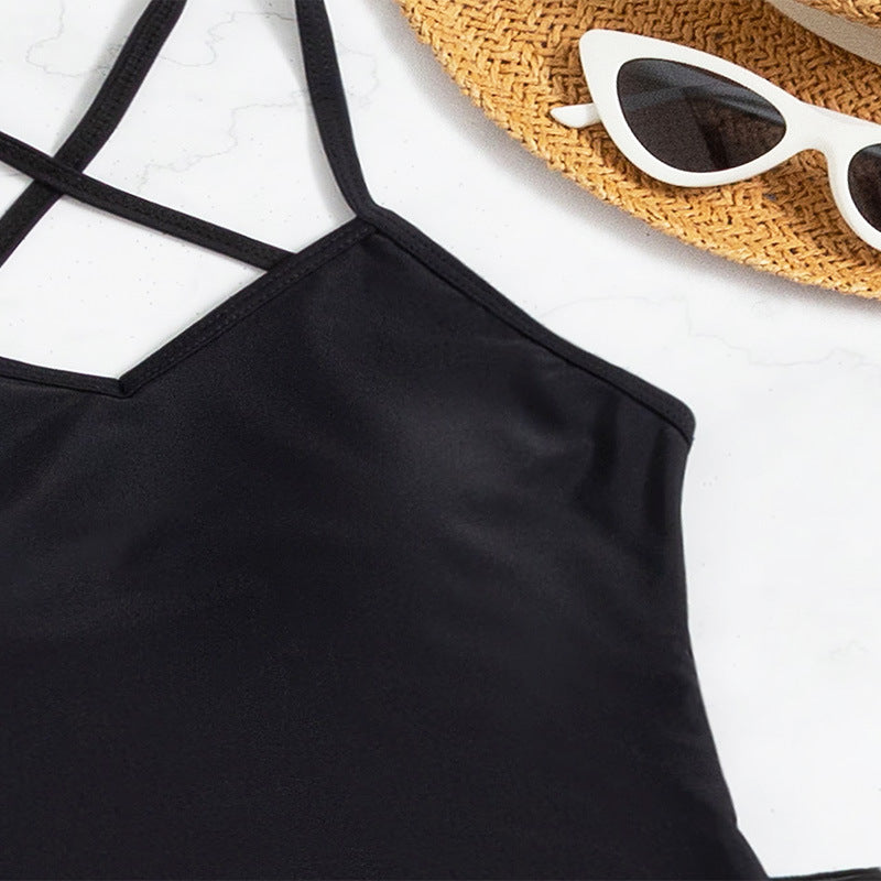 Women's One-Piece Swimsuit with Adjustable Straps and Sophisticated Wrap Detail Mune Fashion