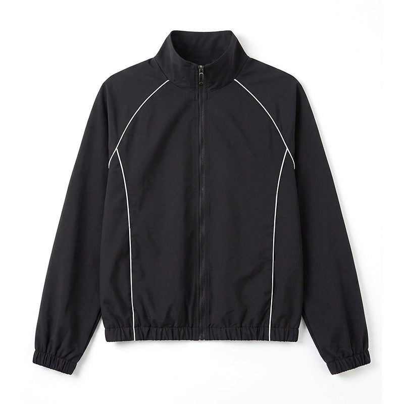 Men's sporty windbreaker with stand-up collar Mune Fashion