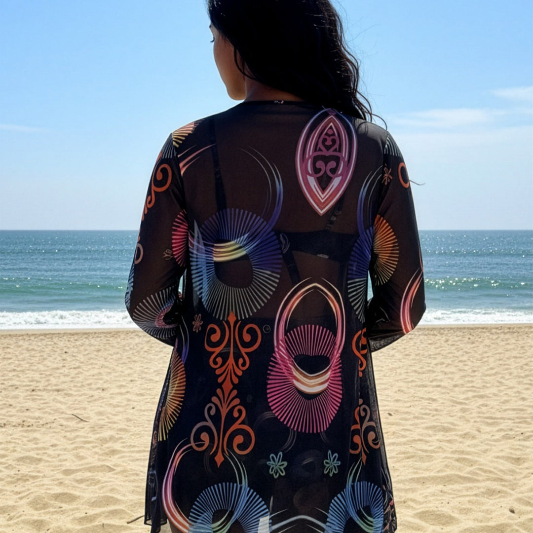 Ladies Trendy Swimwear with Transparent Cover Mune Fashion
