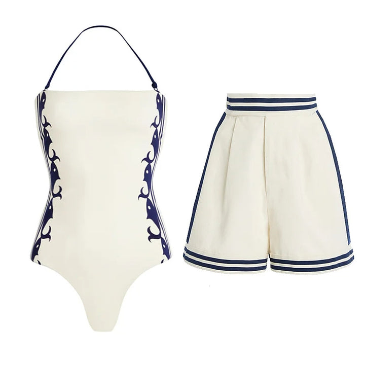 Women’s One-Piece Swimsuit with Playful Bow Design Mune Fashion