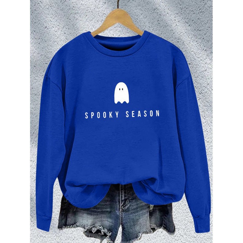 Unisex cool Halloween sweatshirt with ghost print and oversized cut Mune Fashion
