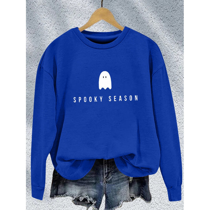 Unisex cool Halloween sweatshirt with ghost print and oversized cut Mune Fashion