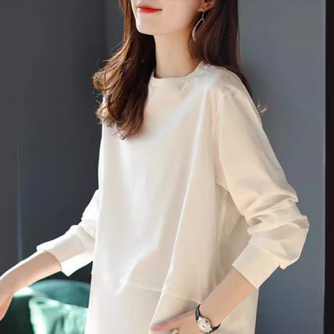 Ladies Comfortable Long Sleeve Blouse Mune Fashion