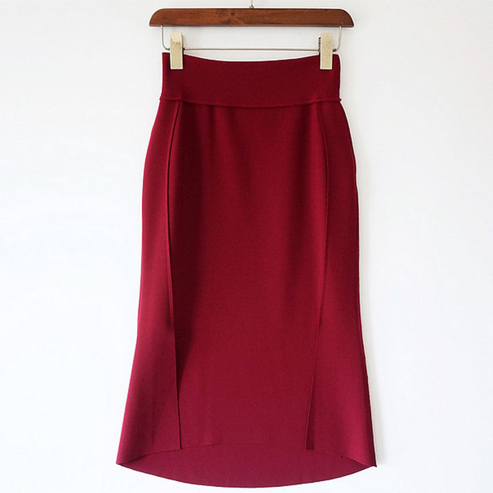 Women Elegant, fitted A-line skirt Mune Fashion
