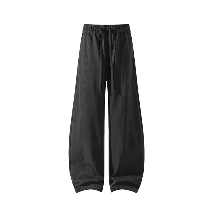 Ladies Elegant and Wide Fabric Trousers Mune Fashion