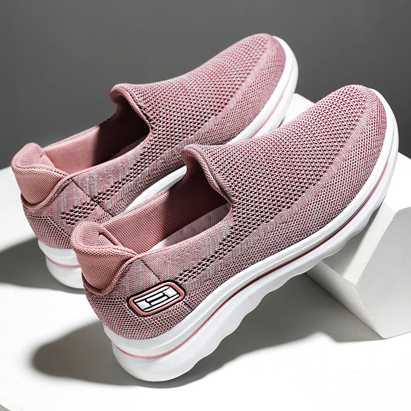 Unisex nan ultra-lightweight knit slippers with adaptive memory insole and flexible wave sole Mune Fashion