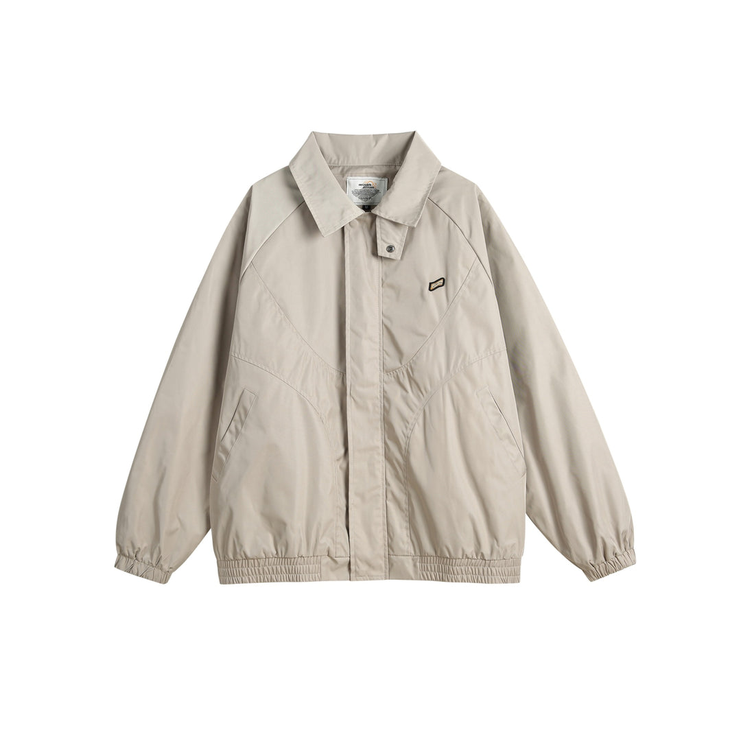Unisex Boxy Transitional Blouson with Stand Collar and Elastic Hem Mune Fashion