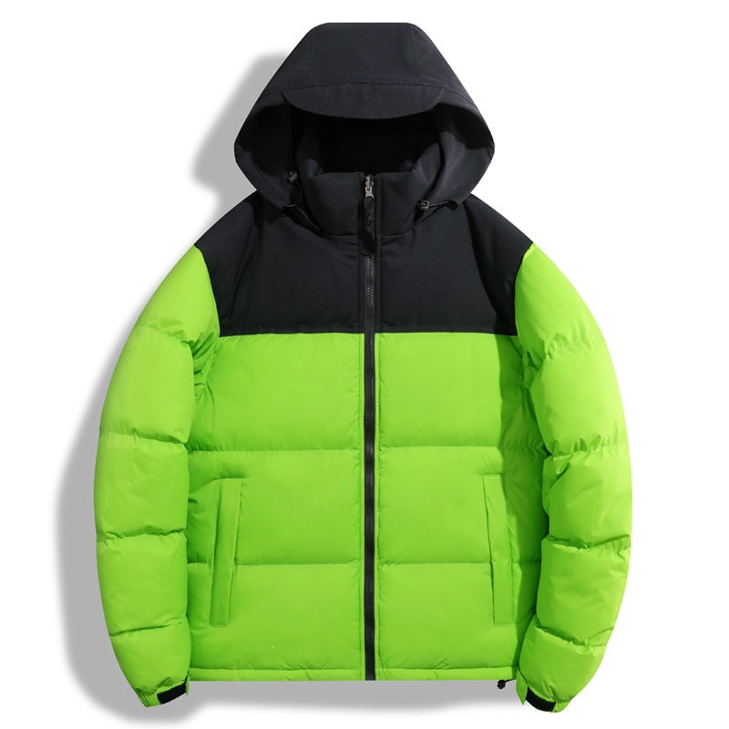 Women's transitional jacket with hood and contrasting design Mune Fashion