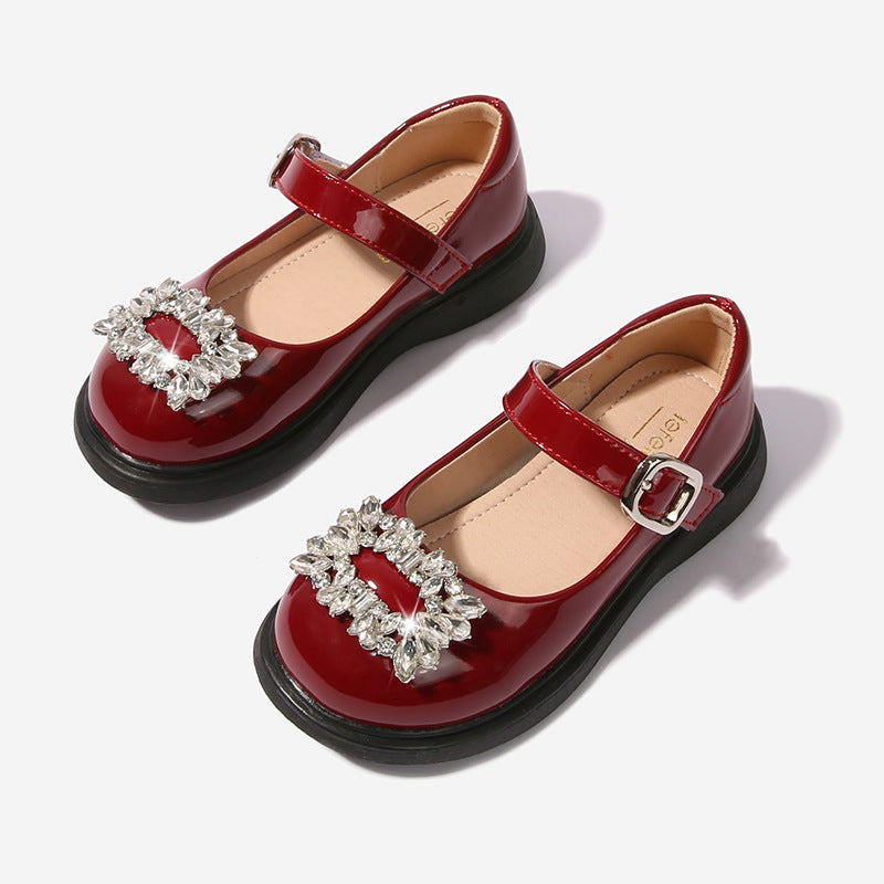Women's ballerinas with fashionable rhinestone embellishment Mune Fashion