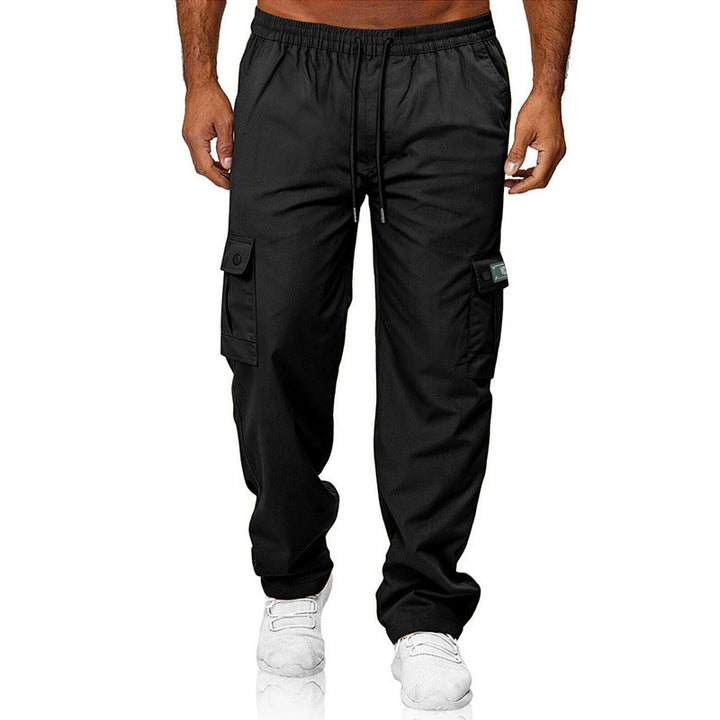 Men's cargo pants with elastic waistband, drawstring, and multifunctional pockets Mune Fashion