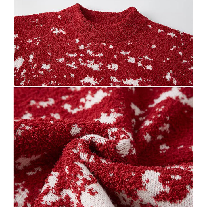 Women Stylish Oversized Knit Sweater Mune Fashion