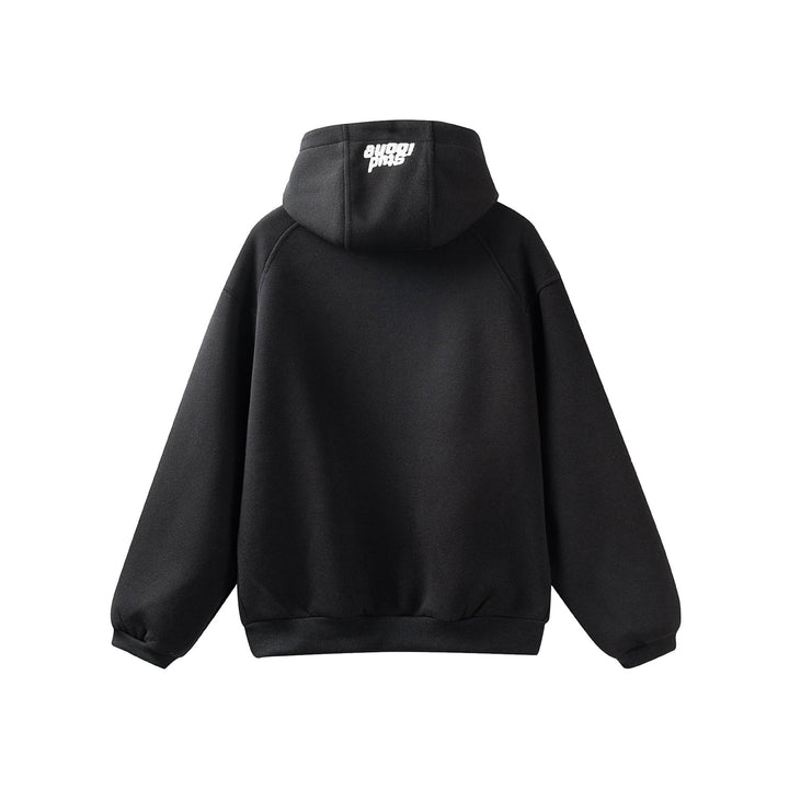 Unisex Oversize Hoodie Jacket with High Collar, Two-Way Zipper and Integrated Insert Pockets Mune Fashion