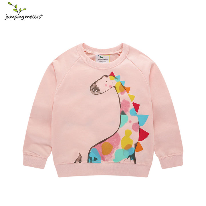 Girls sweatshirt with creative giraffe design Mune Fashion