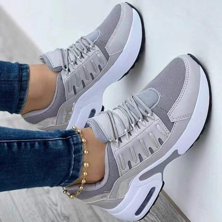 Women’s City Sneaker with breathable mesh, suede details and visible air chamber Mune Fashion