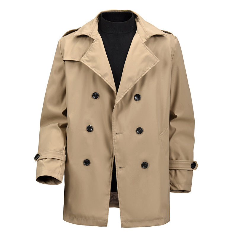 Men's Fashionable Trench Coat Mune Fashion