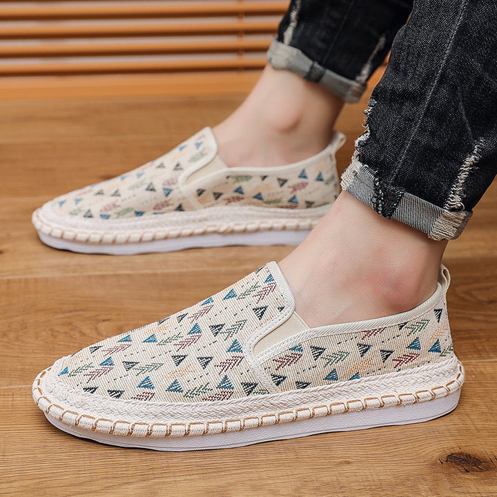 Women's Comfortable Slip-On Moccasins with Colorful Pattern Mune Fashion