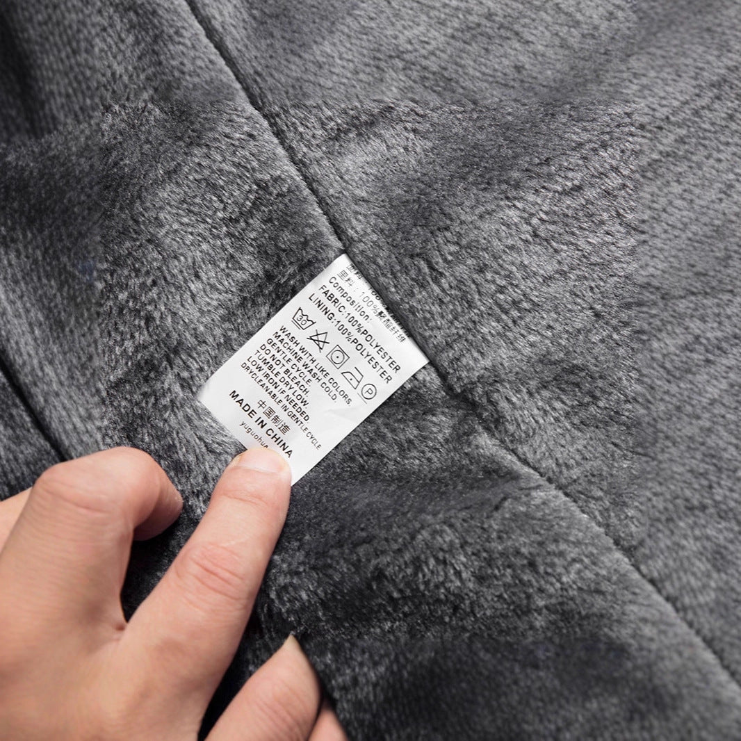 Men's Weatherproof Hooded Jacket with Warming Teddy Fleece Lining and Concealed Front Zipper Mune Fashion