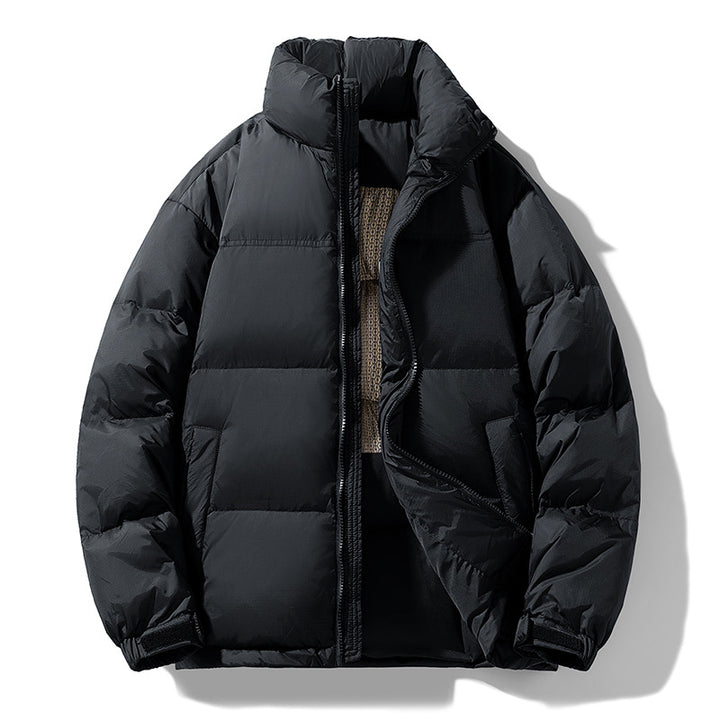 Men's padded jacket with high stand-up collar and thermal lining Mune Fashion