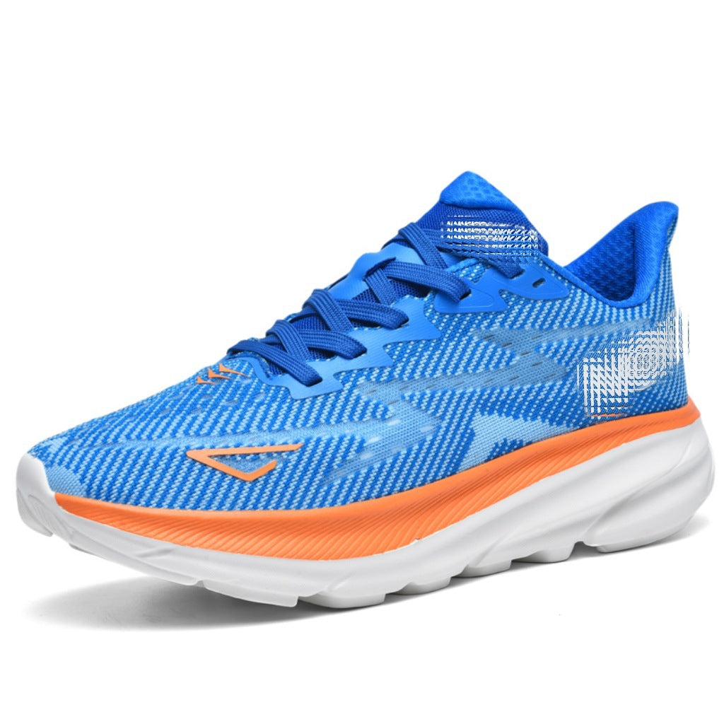 Unisex lightweight street training shoes with woven performance upper and cushioned dual-layer midsole Mune Fashion
