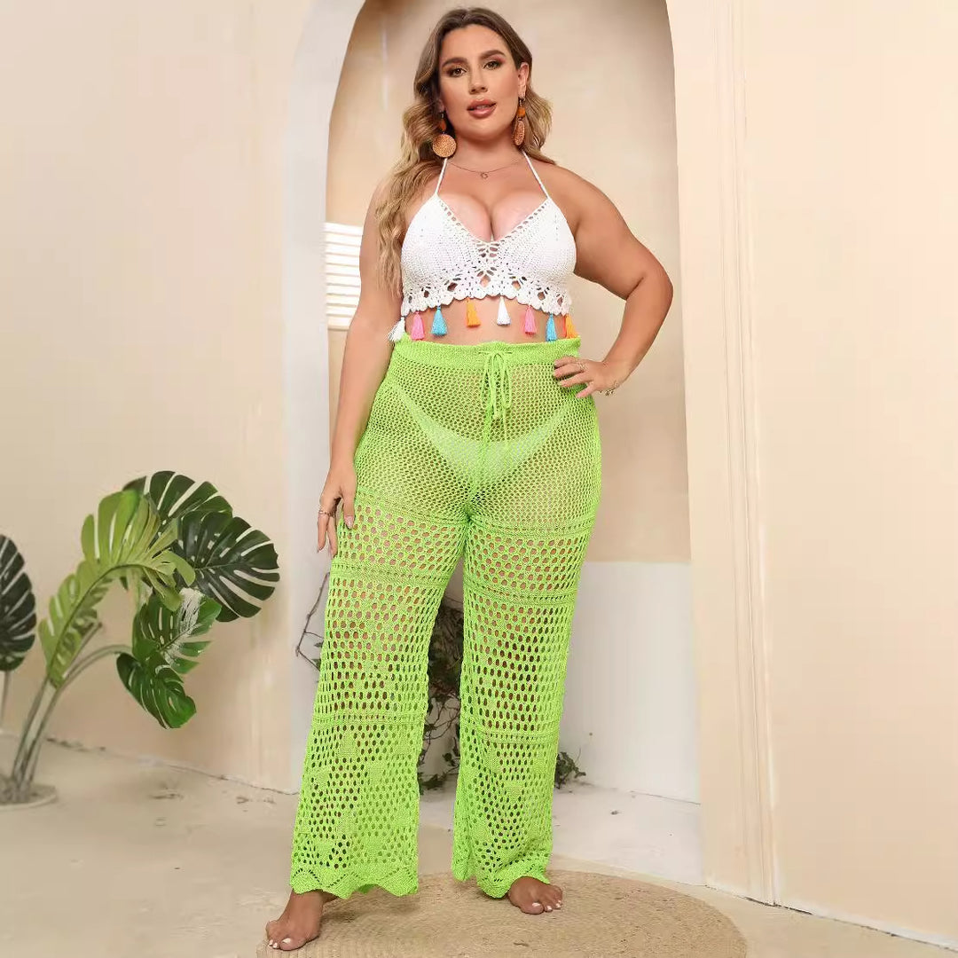 Women's Mesh Structure Beach Pants Mune Fashion