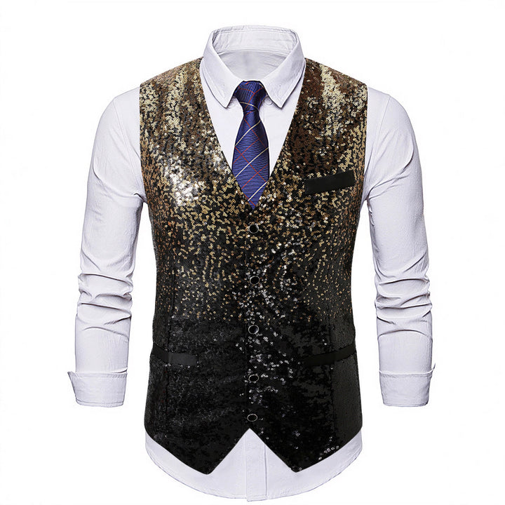 Men's Elegant Sequin Blazer Mune