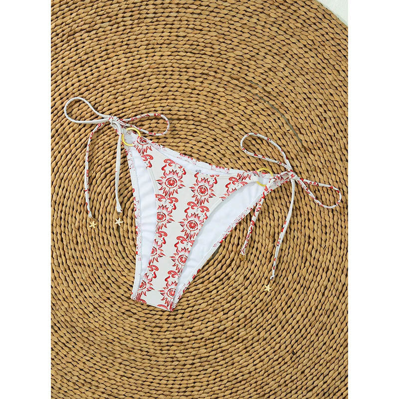Women Triangle Bikini with unique Ring Closure Mune Fashion