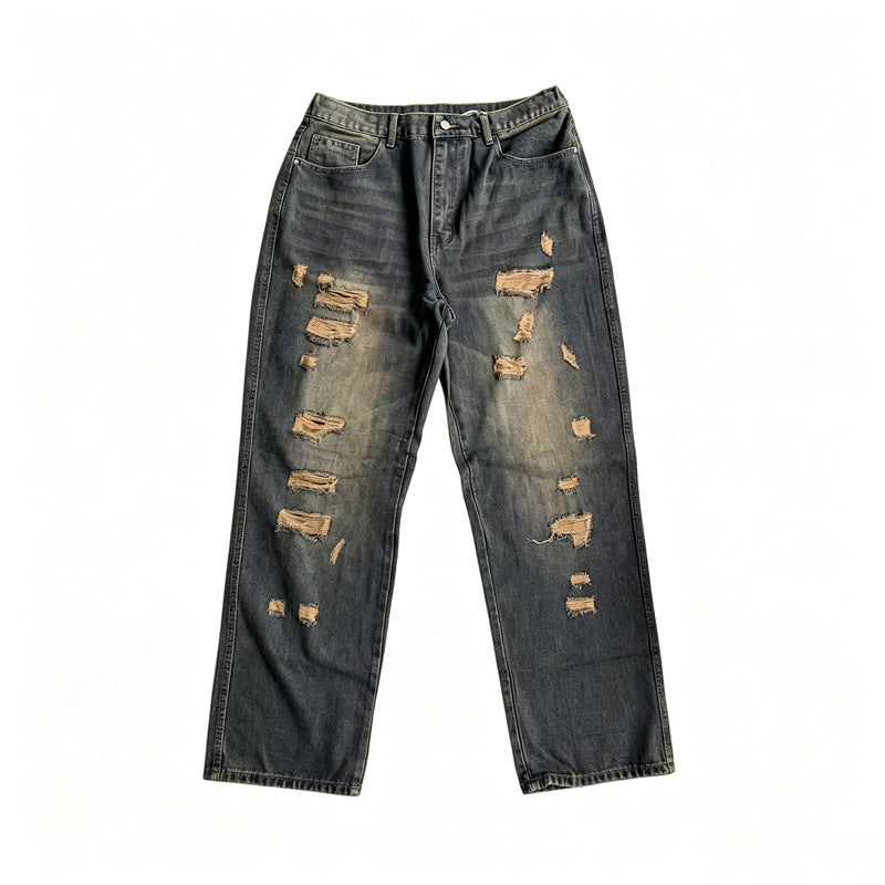 Men's Destroyed Jeans Mune Fashion