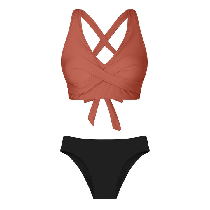 Women's Two-Piece Swimsuit with Floral Design Mune Fashion