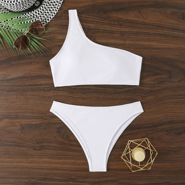 Women's One-Sided Bikini with Asymmetric Design Mune Fashion