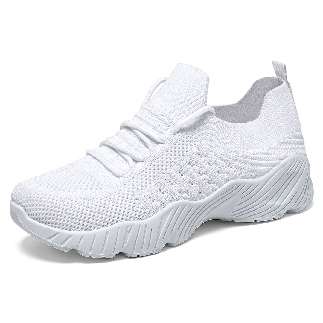 Women's knitted slip-on sneaker with sock-like shaft and cushioned profile sole Mune Fashion