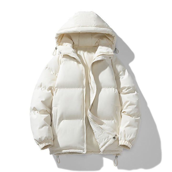 Unisex Padded Hooded Quilted Jacket with Thermal Insulation and Adjustable Hem Mune Fashion