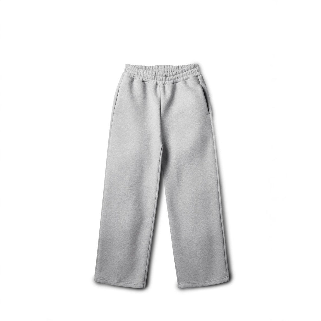 Unisex straight-cut jogging pants with a high elastic waistband and side inset pockets Mune Fashion