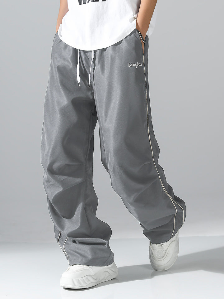 Men Comfortable Leisure and Sports Pants with Elastic Waistband and Side Pockets Mune Fashion