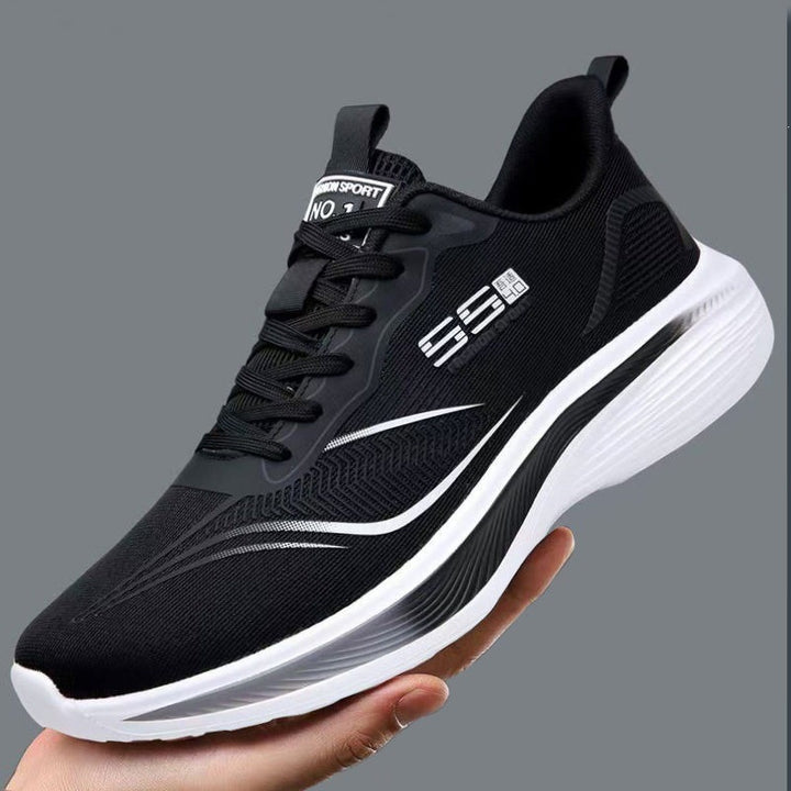 Men's Sporty Sneakers with Durable Upper Material Mune Fashion
