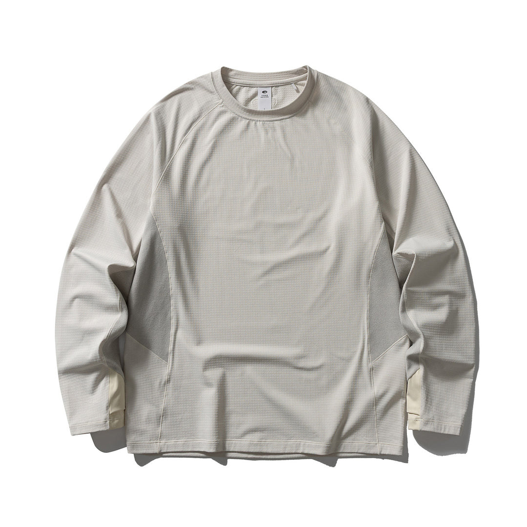 Unisex Structured Long Sleeve Thermal Layer with Raglan Sleeves and Side Ventilation Panels Mune Fashion