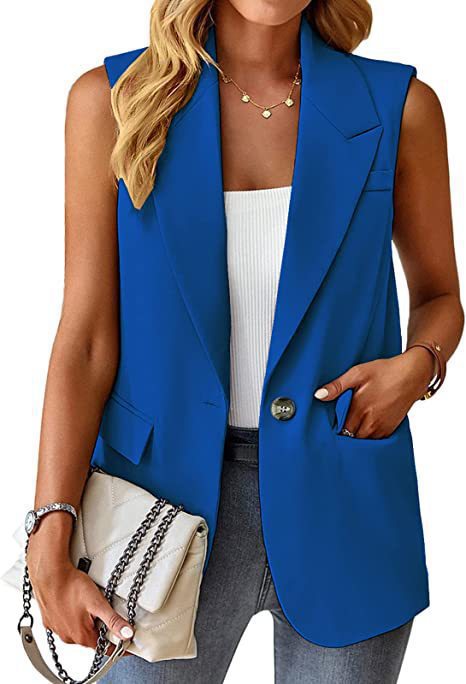 Ladies Stylish Blazer Vest Mune Fashion