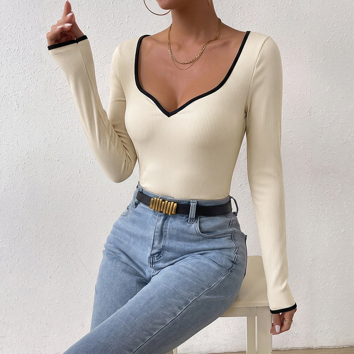 Ladies Modern Body with V-Neck Mune Fashion