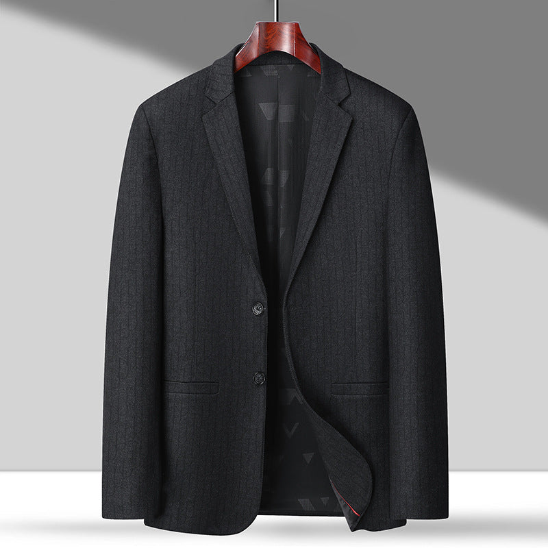 Men's blazer made of fine wool blend with subtle pinstripe pattern Mune Fashion