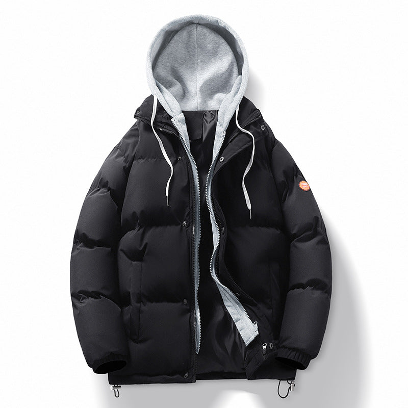 Men's quilted jacket with detachable hood Mune Fashion