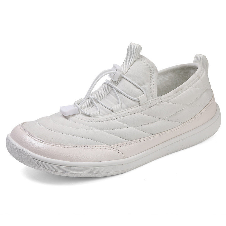 Women's slip-on sneakers with fleece lining and quick-lace closure Mune Fashion