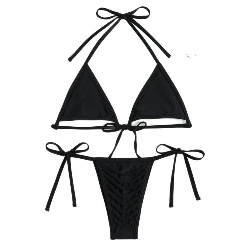Ladies Triangle Bikini with sophisticated lace-up details Mune Fashion