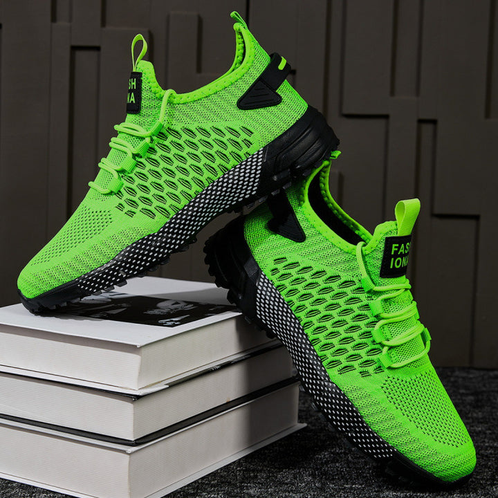 Men's Knit Sneaker Socks for Training and Trail with Durable Tread Sole Mune Fashion