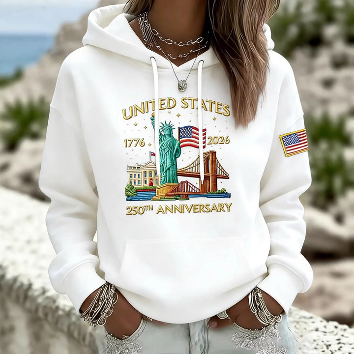 Women's Creative Hoodie with Unique Statuesque Design Mune Fashion