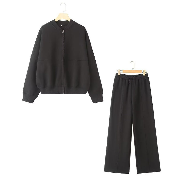 Women's 300+ minimalist Oversize Bomber jacket with full zipper and ribbed cuffs Mune Fashion