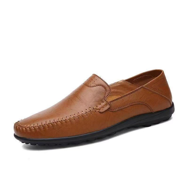 Men's Elegant Moccasins Made of Soft Leather Mune Fashion