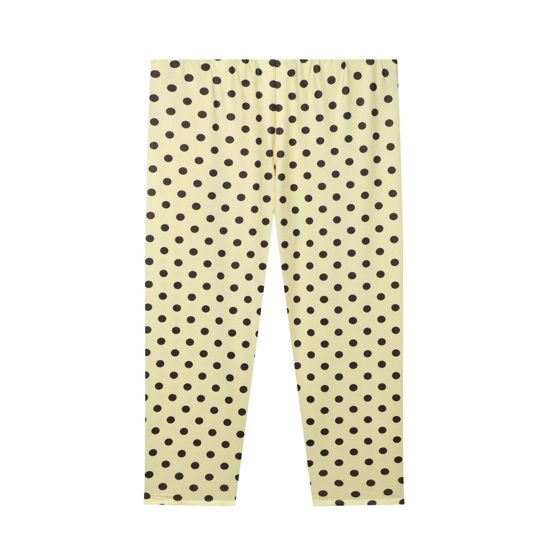 Women's High-Waisted Polka Dot Leggings made of Stretch Jersey Mune Fashion